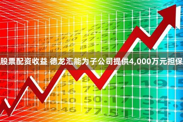 股票配资收益 德龙汇能为子公司提供4,000万元担保
